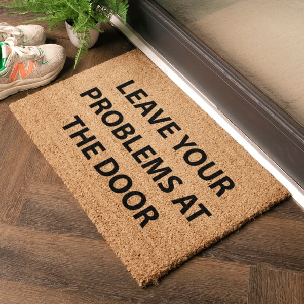 Изтривалка от кокосови влакна 40x60 cm No Problems – Artsy Doormats-image-1