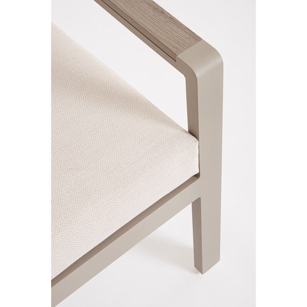 Бежов алуминиев градински комплект за отдих за 5 Elna – Bizzotto-image-3