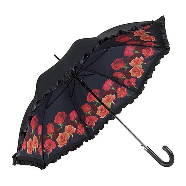 Двуслоен чадър "Букет от рози", ø 100 cm - Von Lilienfeld