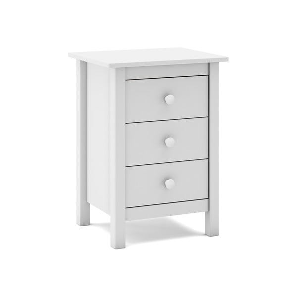 Бяло детско нощно шкафче от борова дървесина Max - Marckeric-image-3