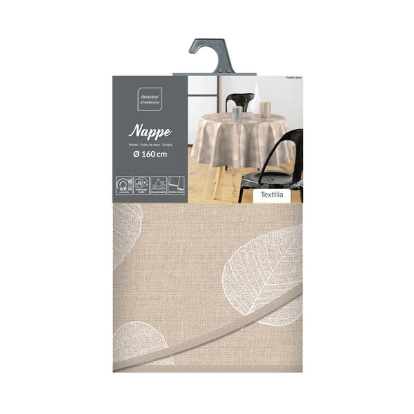 Покривка за маса ø 160 cm Feuillys – douceur d'intérieur-image-4