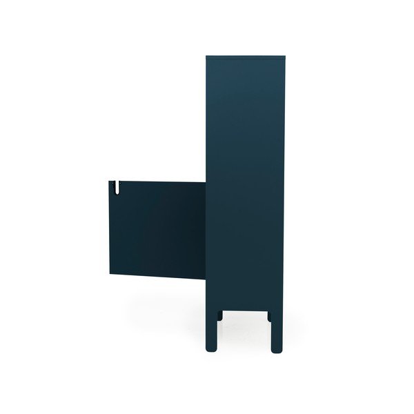 Петролно син шкаф, ширина 76 cm Uno - Tenzo-image-3