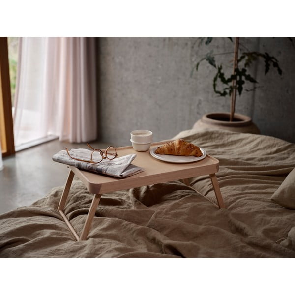 Странична масичка от масивен ясен 32x49,5 cm Inu – Zone-image-1