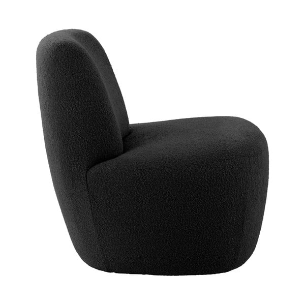 Черно кресло от плат букле Ada – Leitmotiv-image-2