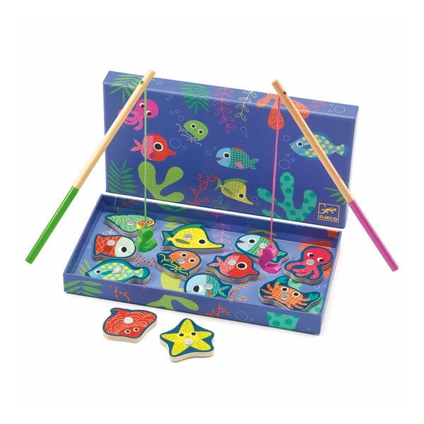 Детска риболовна игра Цветна риба - Djeco
