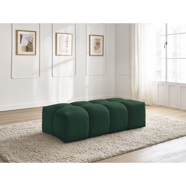 Зелена шенилова табуретка Everest – Bobochic Paris-image-1