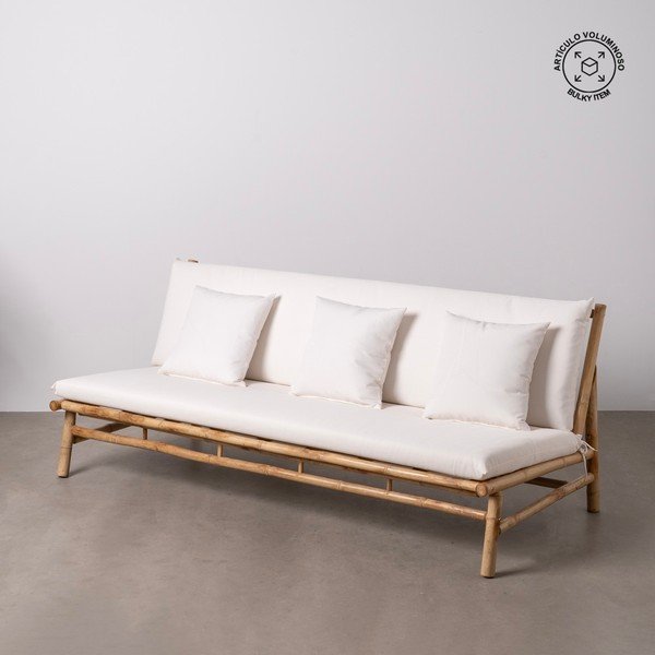 Бял диван 200 cm Bamboo – Ixia-image-1