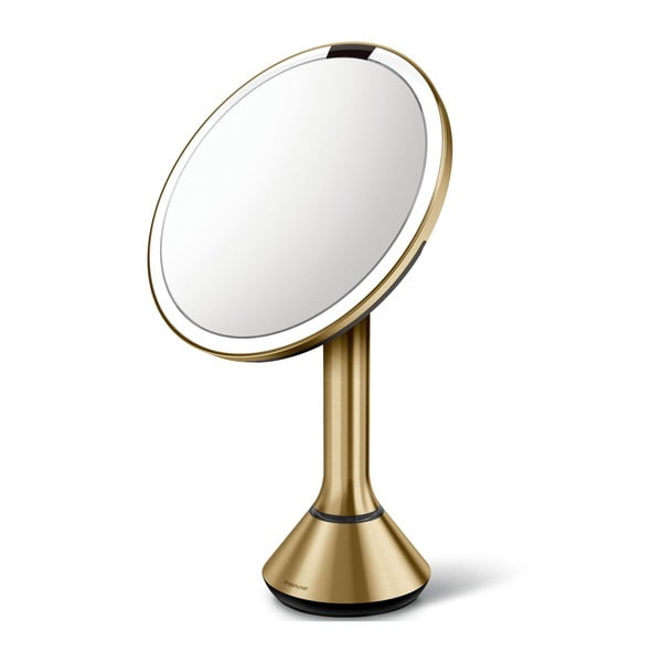 Козметично огледало със светлина/увеличително (5x) ø 20 cm Sensor – simplehuman-image-4
