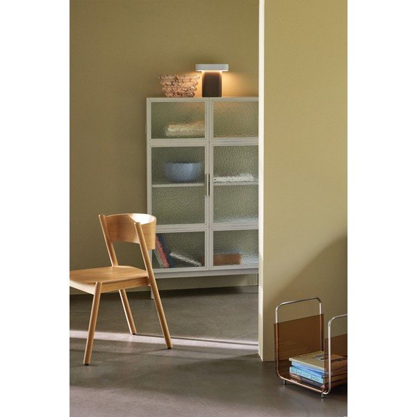 Бяла метална витрина 92x151 cm Plex – Hübsch-image-1