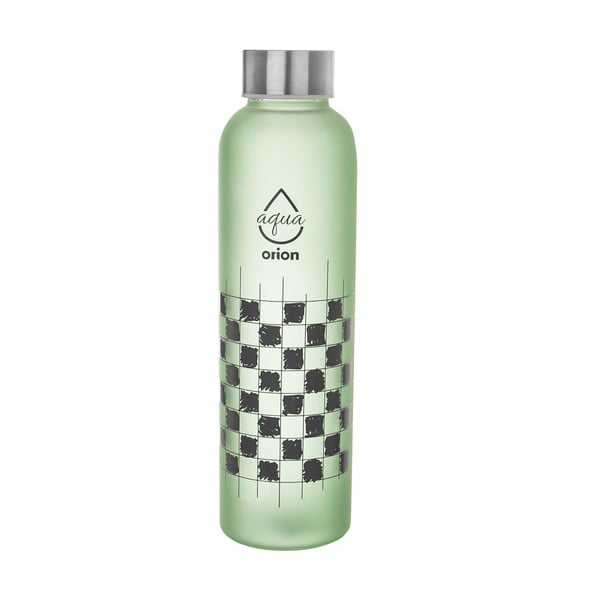 Зелена стъклена бутилка 600 ml Šachovnice - Orion