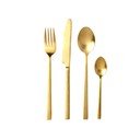 Стоманен прибори за хранене 16 бр. в месингов цвят Brass – Bitz
