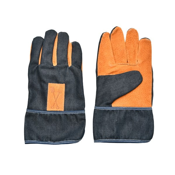 Синьо-оранжеви градински ръкавици Denim - Esschert Design-image-3
