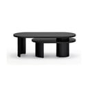 Черна масичка за кафе в пепел 120x50 cm Nori - Teulat