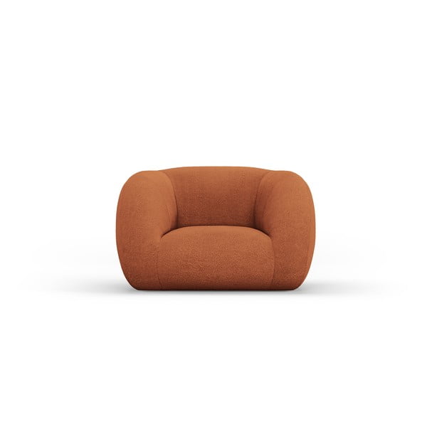 Оранжев фотьойл от плат bouclé Essen - Cosmopolitan Design