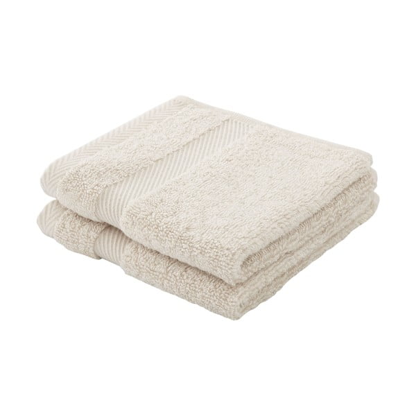 Кремава памучна кърпа с коприна 30x30 cm - Bianca