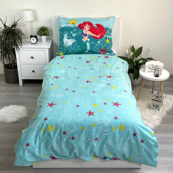 Памучно детско спално бельо за единично легло 140x200 cm Ariel Friends - Jerry Fabrics-image-2