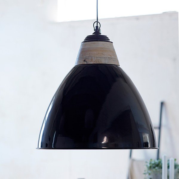 Černé závěsné světlo Canett Base Pendant-image-1
