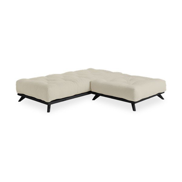 Диван Senza черен/бежов - Karup Design-image-4