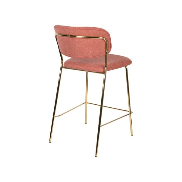 Розови бар столове в комплект от 2 89 cm Jolien - White Label-image-4