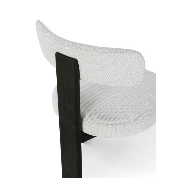 Черни/светлосиви тапицирани трапезни столове в комплект 2 бр. Nadia – MOME-image-3