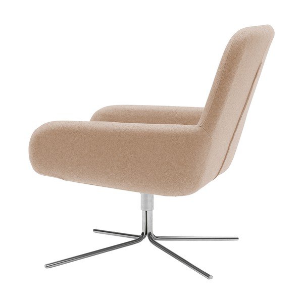 Бежов въртящ се фотьойл Swivel Coco - Softline-image-4