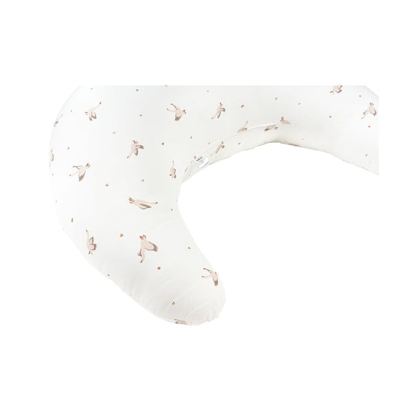 Бяла възглавница за кърмене Goose - Malomi Kids-image-1