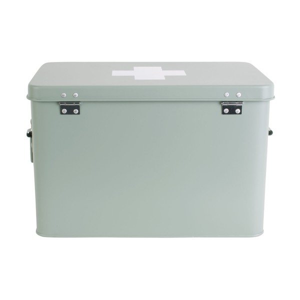 Метален шкаф за лекарства в ментовозелен цвят Медицина, ширина 31,5 cm - PT LIVING-image-4