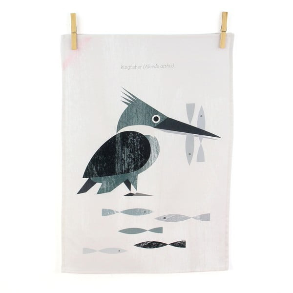 Комплект от 2 памучни кухненски кърпи , 70 x 50 cm Kingfisher - Happy Friday Basic-image-2