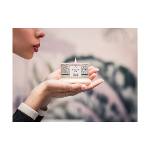 Свещ от соев восък , време на горене 72 часа Morning Dew - We Love Candles-image-3