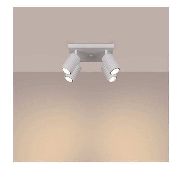 Бял прожектор 25x25 cm Gleam – Sollux-image-2