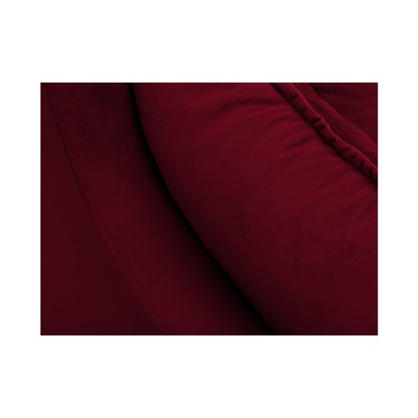 Диван от червено кадифе Freesia, 150 cm - Mazzini Sofas-image-4