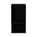 Черен стенен шкаф за книги Z Halfcube, 70 x 36 cm Z Cube - Tenzo