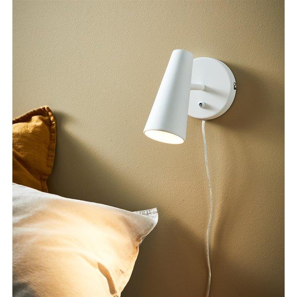 Бяла стенна лампа, височина 17 cm Crest - Markslöjd-image-1