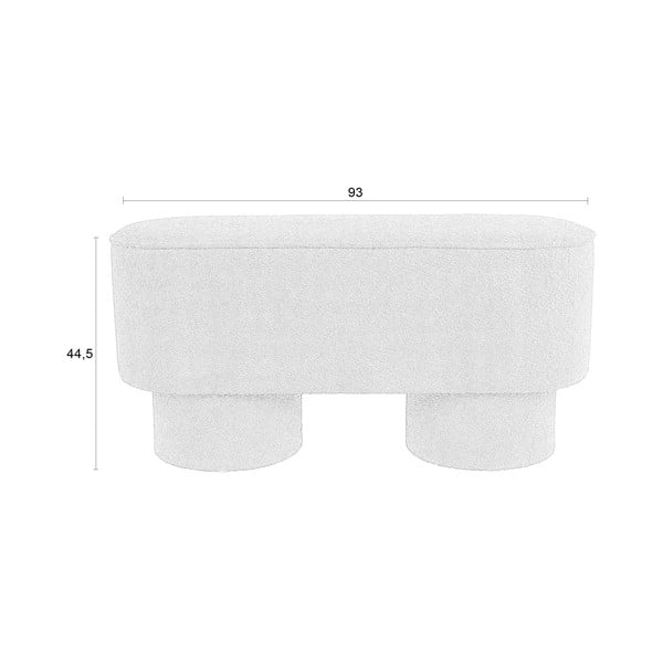 Бяла пейка от букле Marcos – White Label-image-4