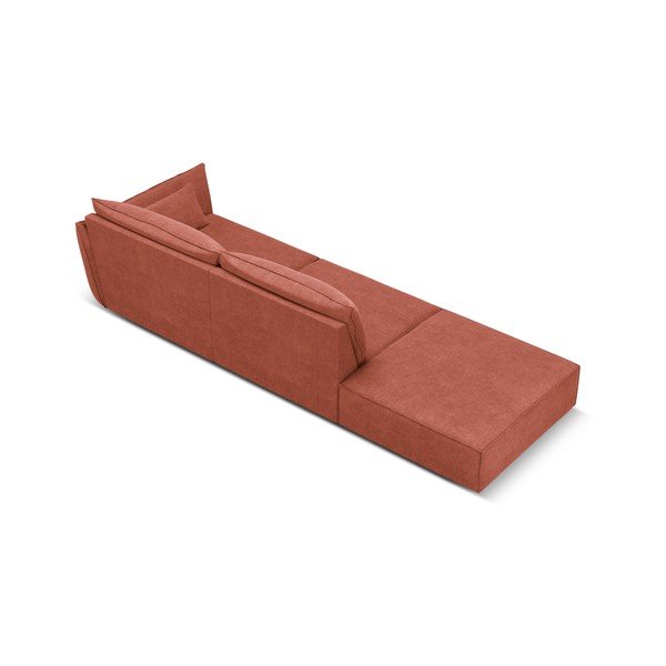 Червен  шезлонг (десен ъгъл) Vanda – Mazzini Sofas-image-3