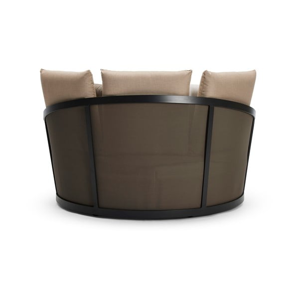 Бежов подплатен градински шезлонг Cielo - Diphano-image-3