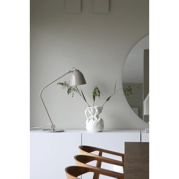 Сиво-бежова настолна лампа с метален абажур (височина 47 cm) Tilt – Markslöjd-image-1