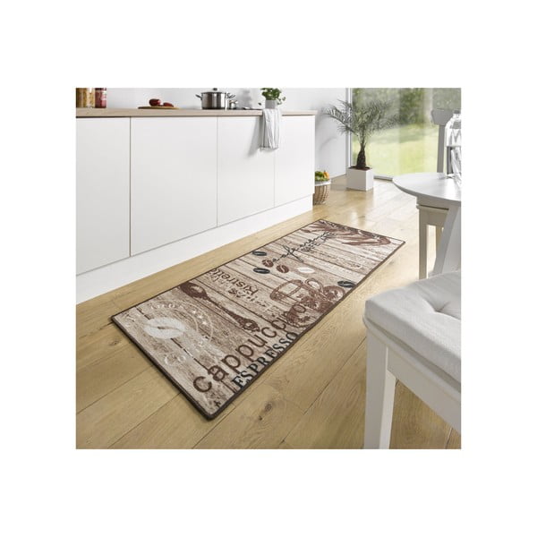 Кафяв кухненскиа  пътека Delicious Coffee, 67 x 180 cm Delicious Coffee - Hanse Home-image-1
