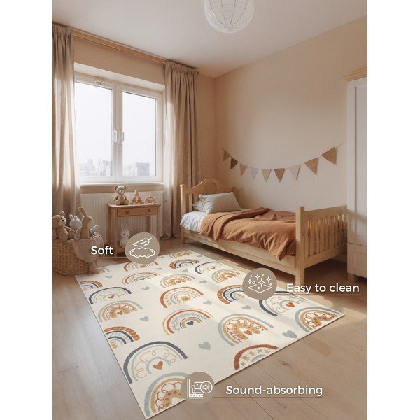 Кремав детски килим 200x290 cm Bowie – Hanse Home-image-2