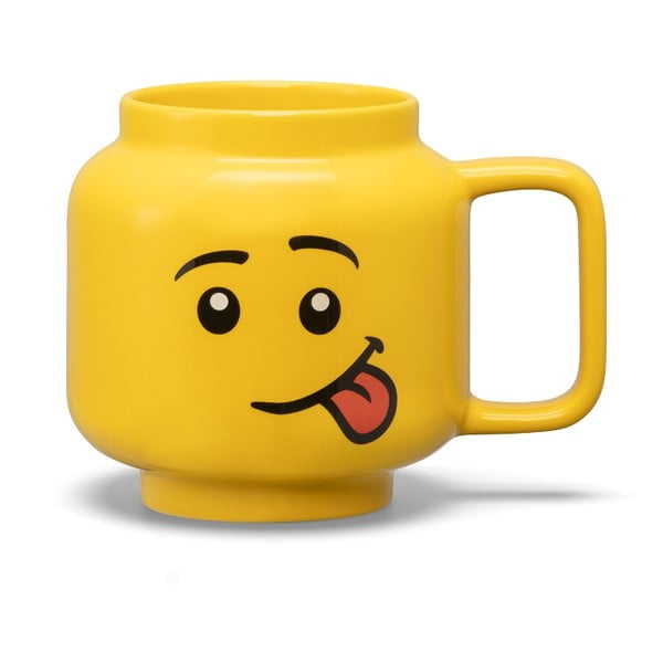 Жълта керамична бебешка чаша 530 ml Head - LEGO®