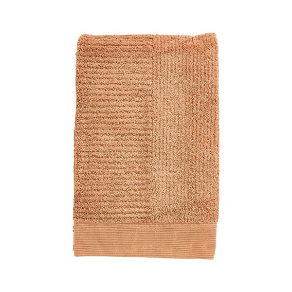 Жълта памучна хавлиена кърпа от тери 70x140 cm Classic – Zone