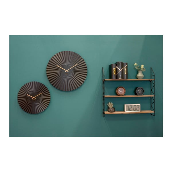 Черен настолен часовник във формата на книги Book - Karlsson-image-3