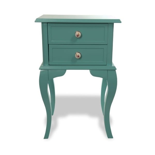 Odkládací stolek Jasmine Turquoise, 44x33x69 cm