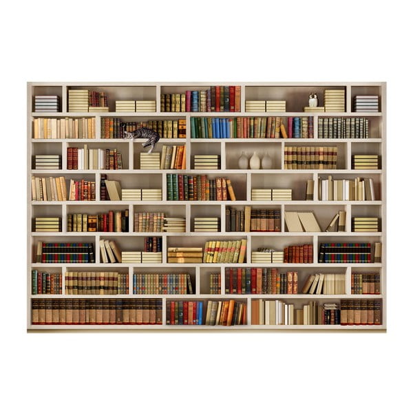 Широкоформатен тапет , 400 x 280 cm Home Library - Artgeist