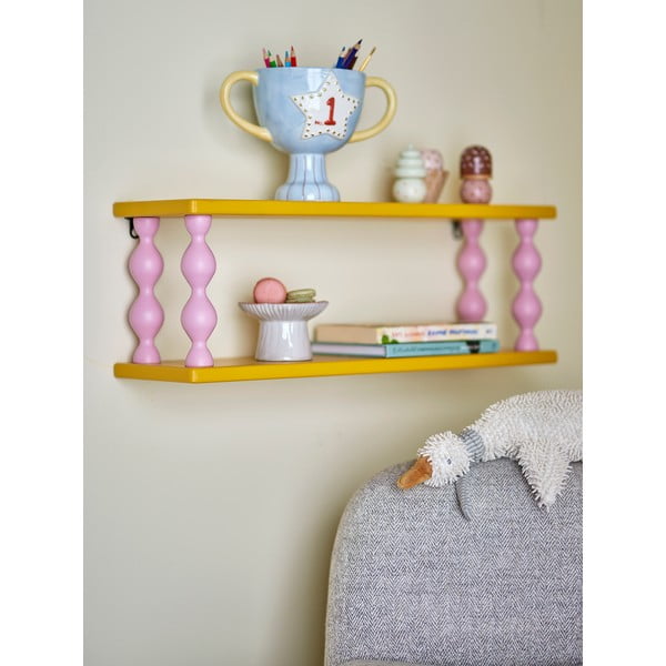 Жълт на няколко нива детски рафт 60 cm Bibiola – Bloomingville Mini-image-1
