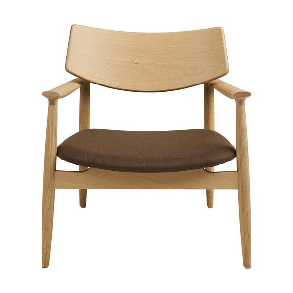 Кафяво кресло Olvera – House Nordic-image-2