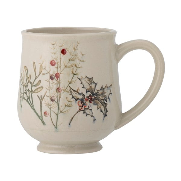 Кремава глинена чаша 400 ml Hollie – Bloomingville