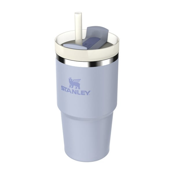 Лилав термос със сламка от неръждаема стомана 600 ml Quencher H2.0 FlowState Tumbler Dew Drop – Stanley-image-1