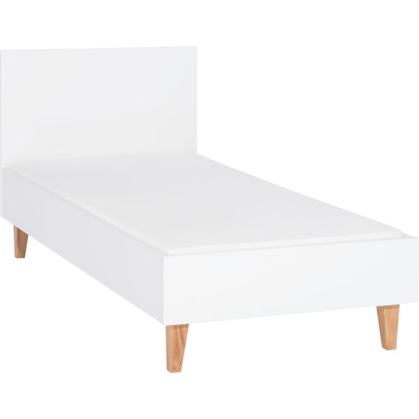 Бяло единично легло , 90 x 200 cm Concept - Vox