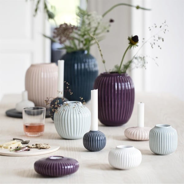 Бял порцеланов свещник Hammershoi за чаена свещ, ⌀ 10 cm Hammershøi - Kähler Design-image-4